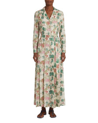 Claudia silk maxi dress - Ivory