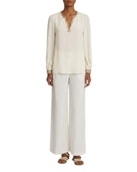 Blouse Vera en soie - Ivory
