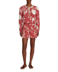 Silk blouse - Antique Rose