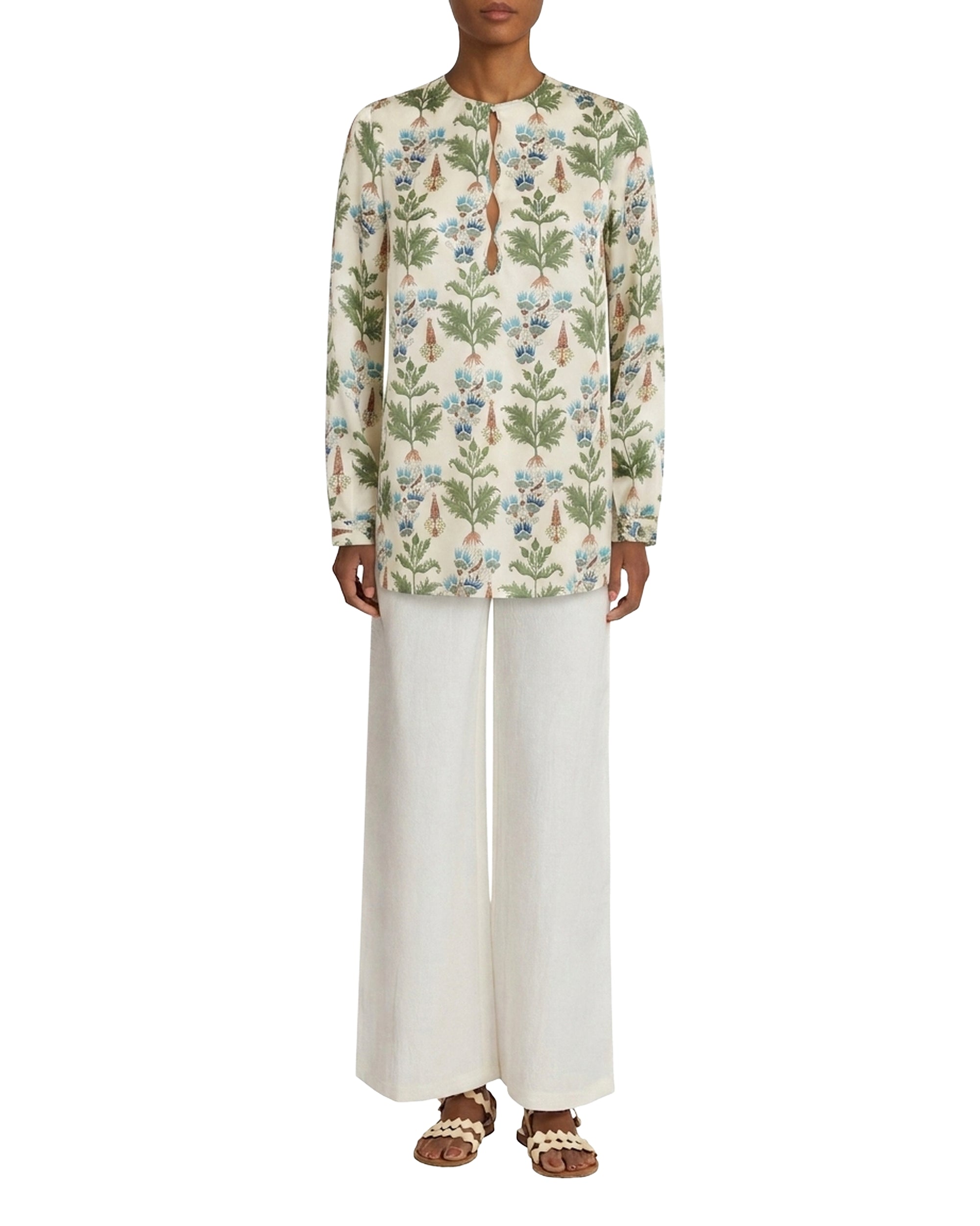 Blouse Olivia en soie - Ivory