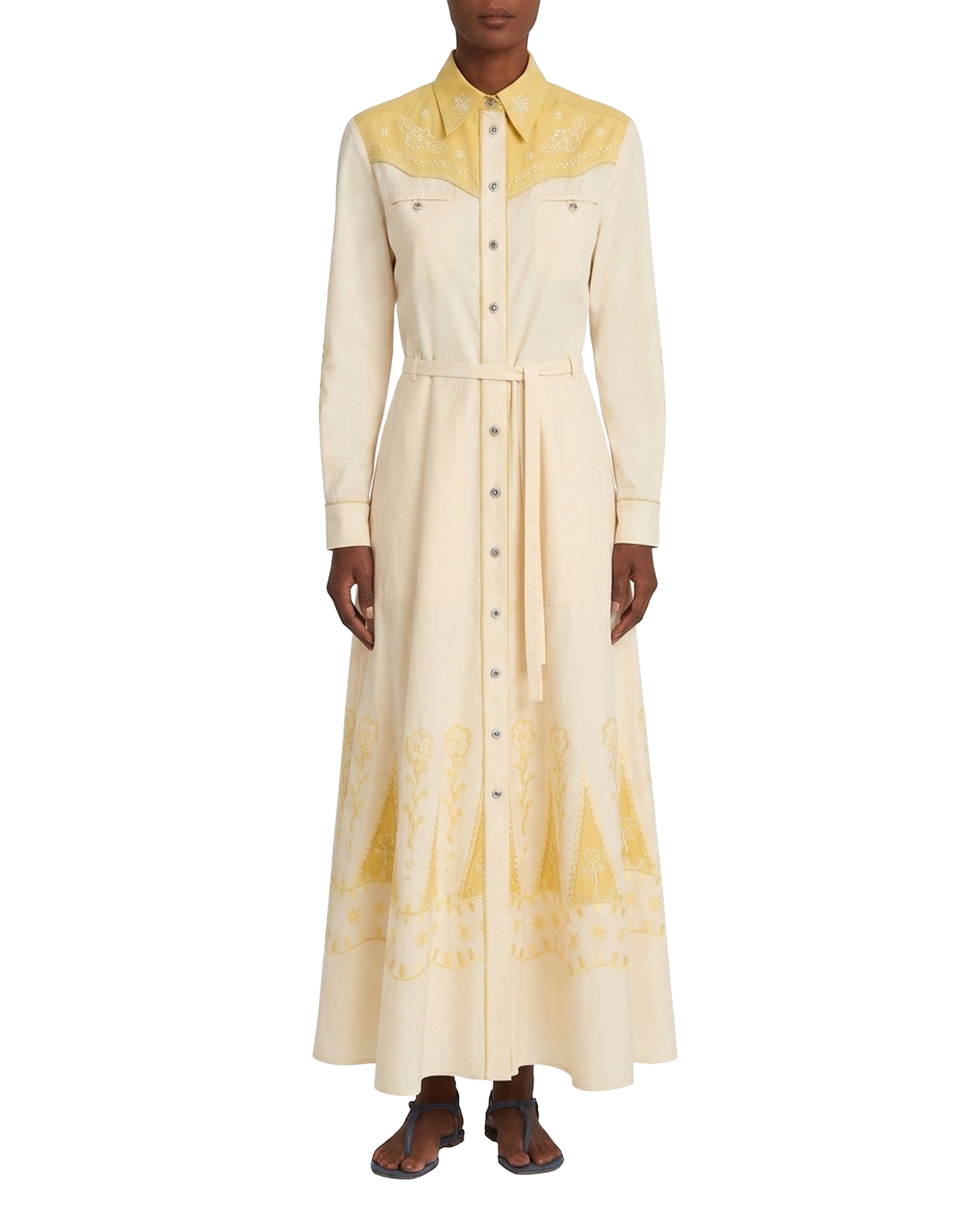 Robe longue Melina - Milk & Custard