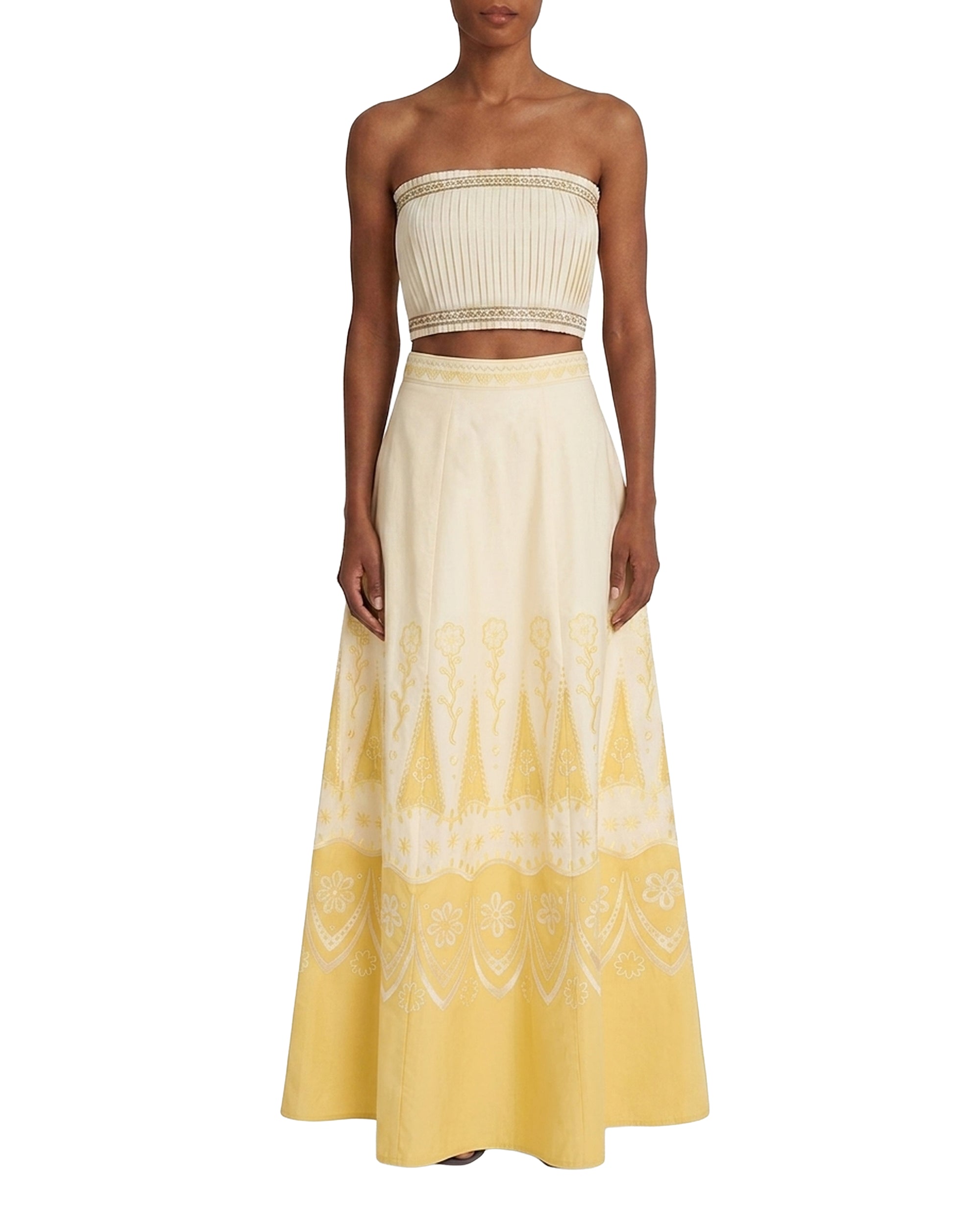 Camille long skirt - Milk & Custard