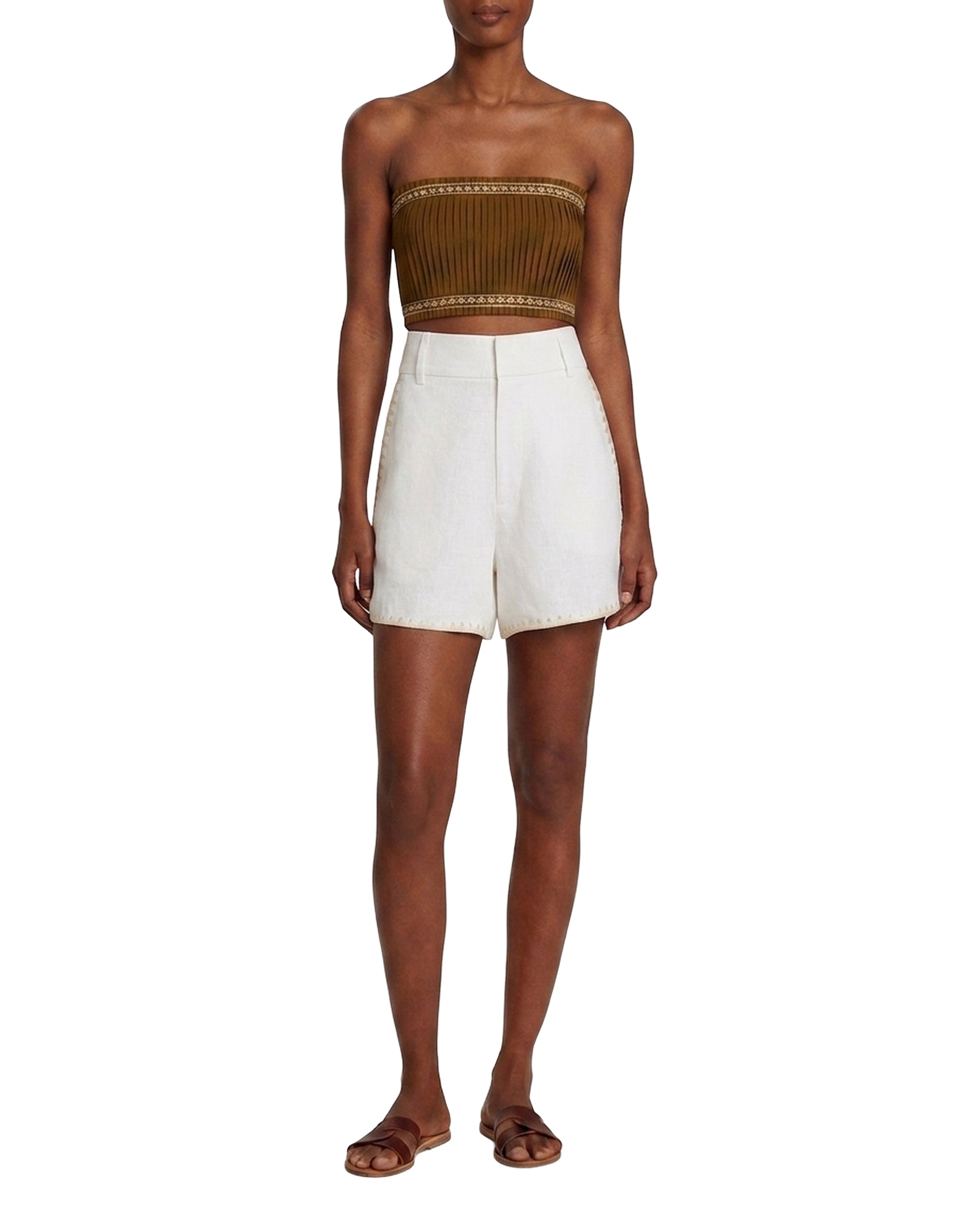 Top bustier Flavia - Tobacco