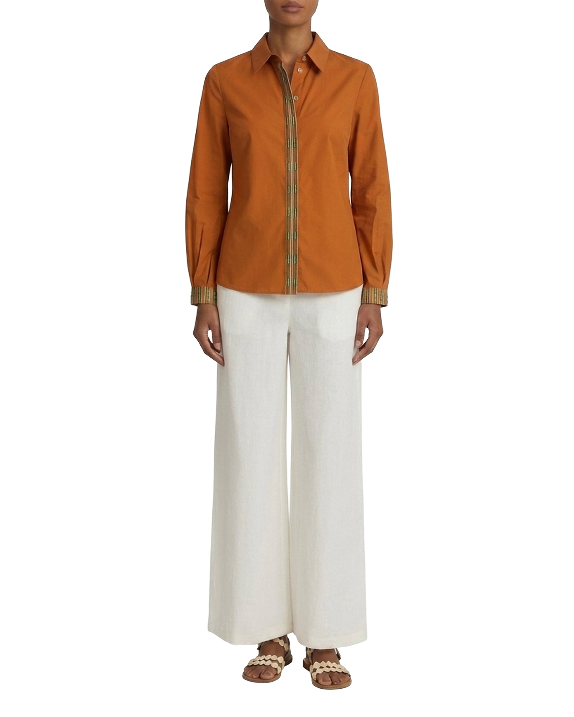 Carolina long-sleeved shirt - Cinnamon