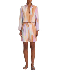 Tamu silk shorts - Lilac