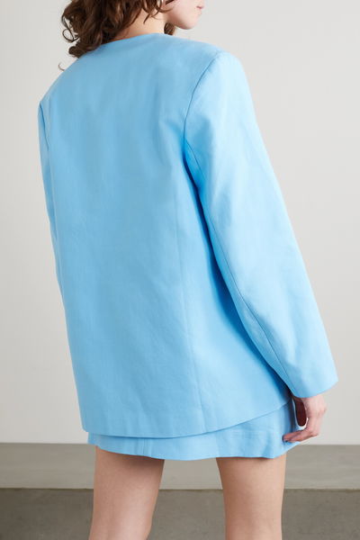 Blazer boxy croisé - Ethereal Blue