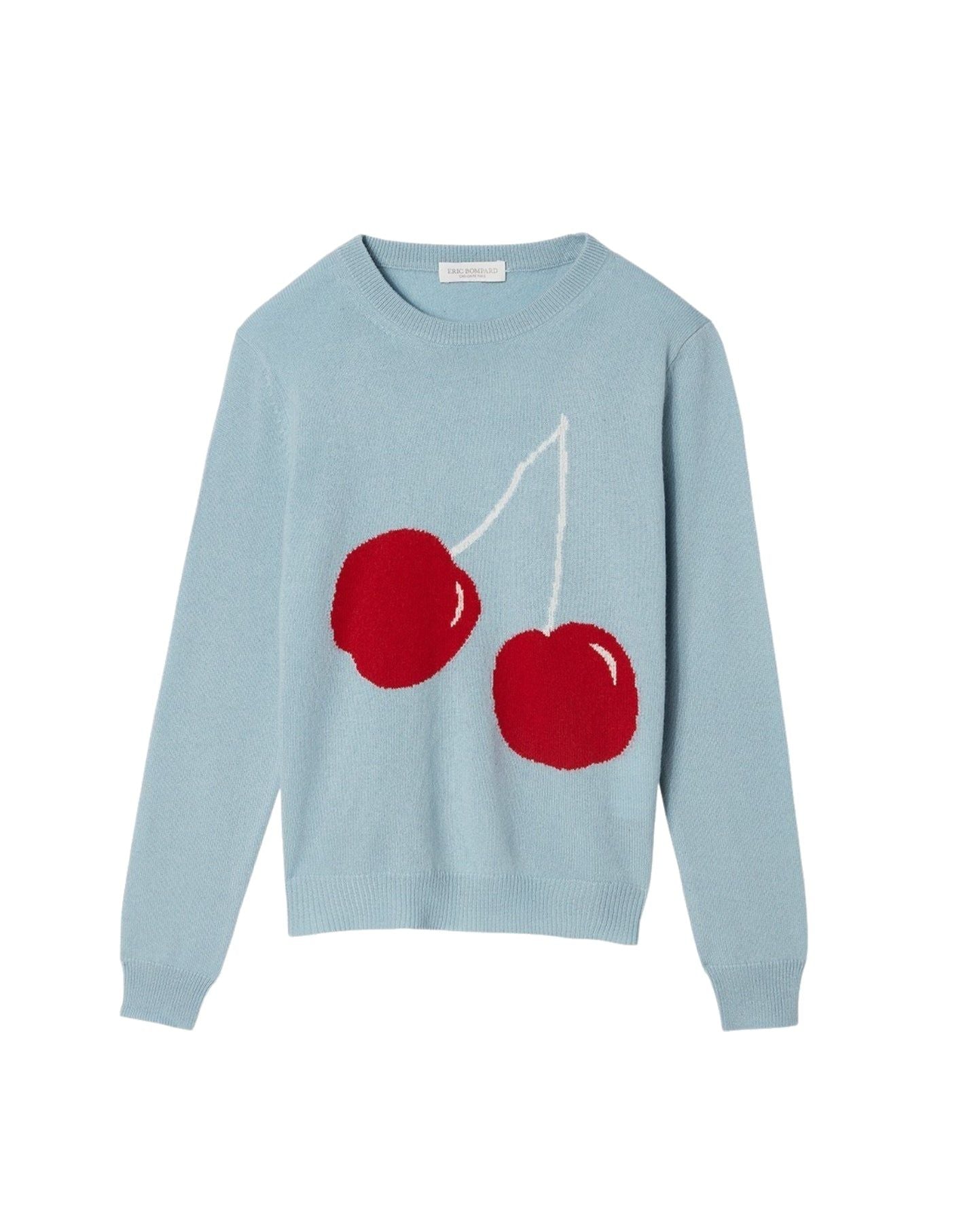 Cerises cashmere crew neck jumper - Jean