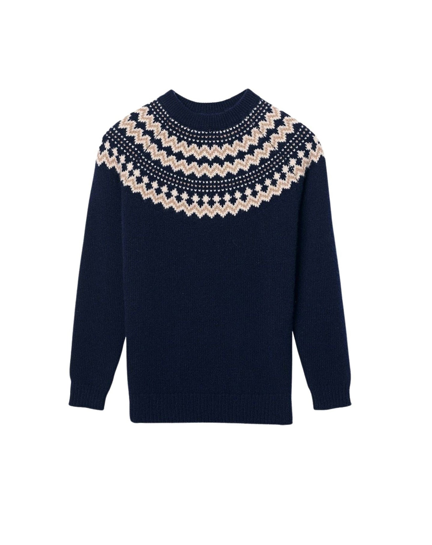 Cashmere snow jumper - Navy
