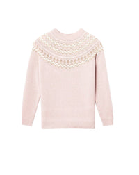 Cashmere choker jumper - Pétale