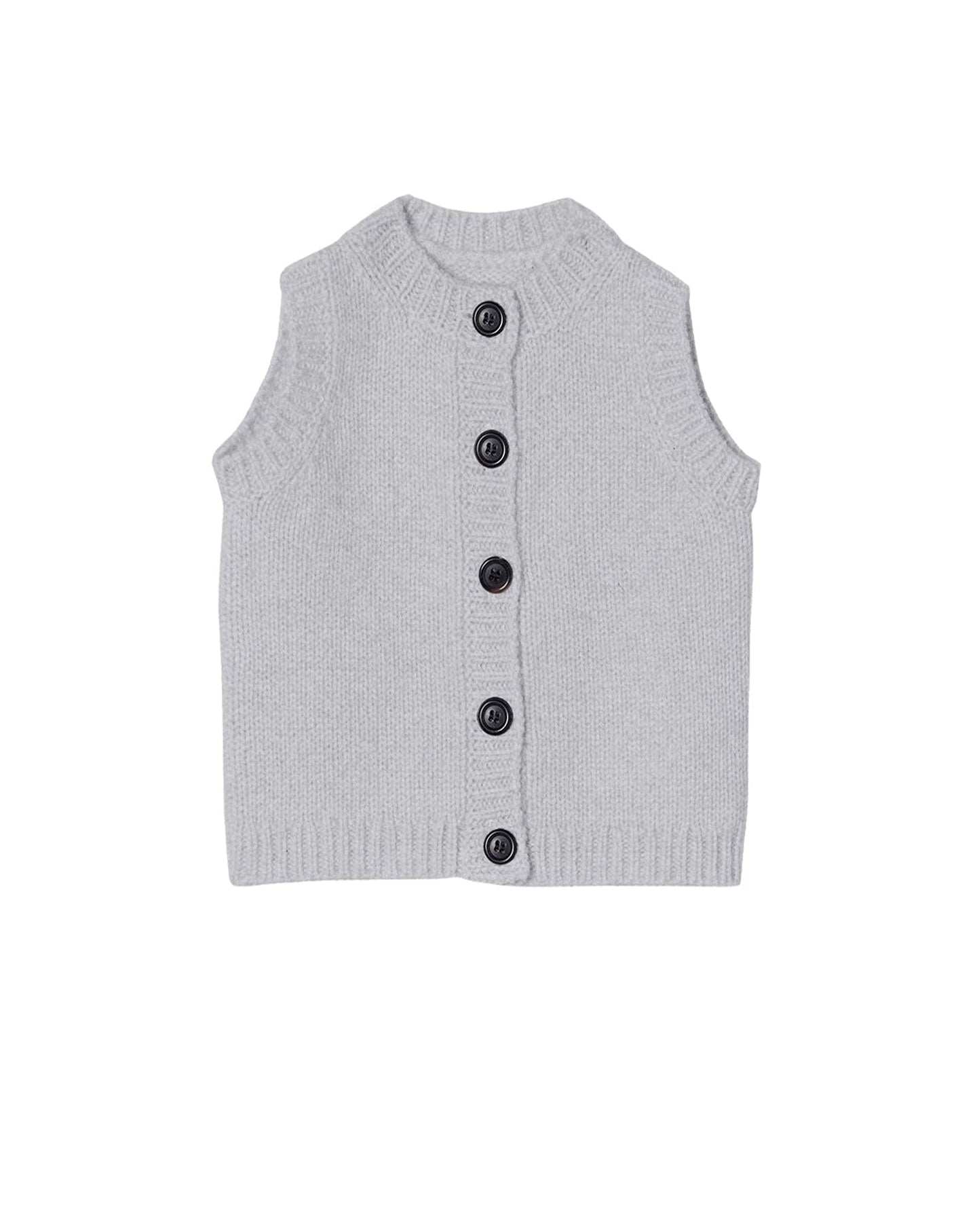 RECO40Cardigan Sans Manche - Givre