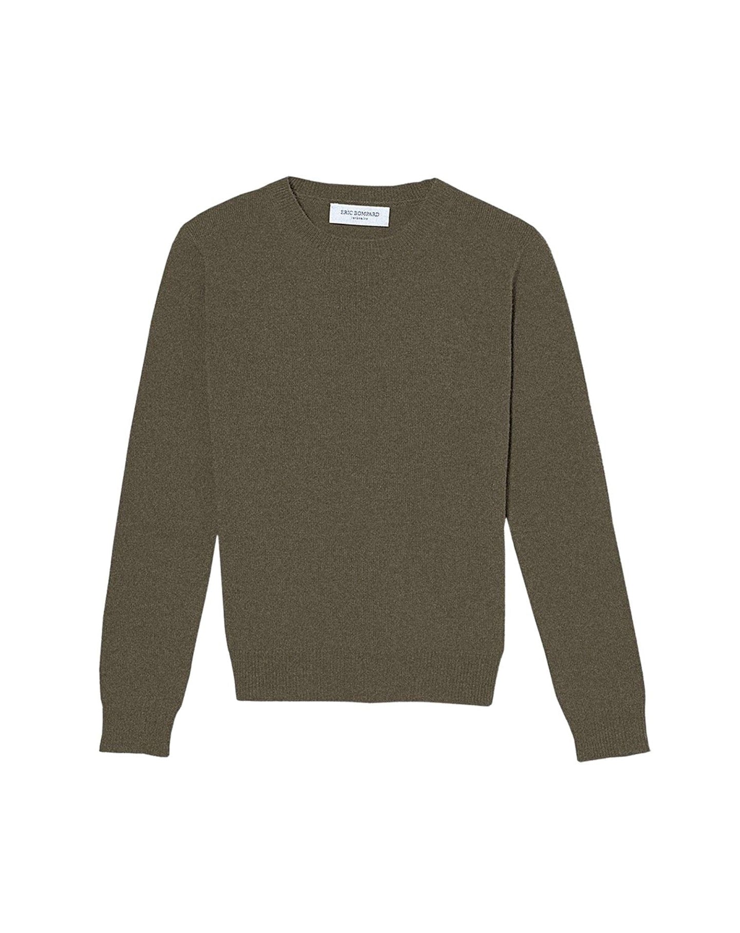 Sweat en cachemire et laine - Kaki