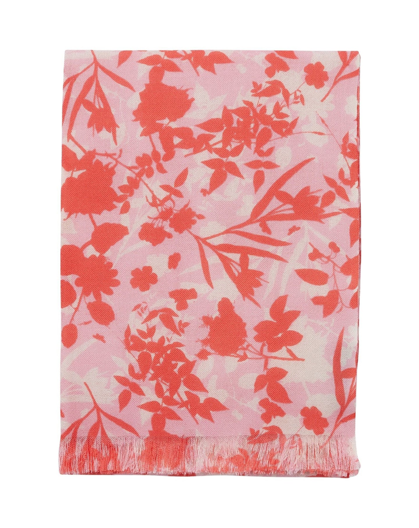 RECO80Écharpe Imprimé Camouflage Floral - Papaya