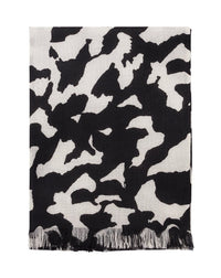 RECO105Étole Imprimé Camouflage - Noir