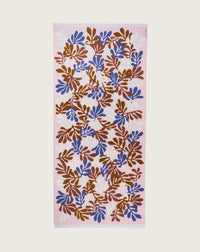 RECO125Étole Imprimé Feuilles Camouflage - Cerisier