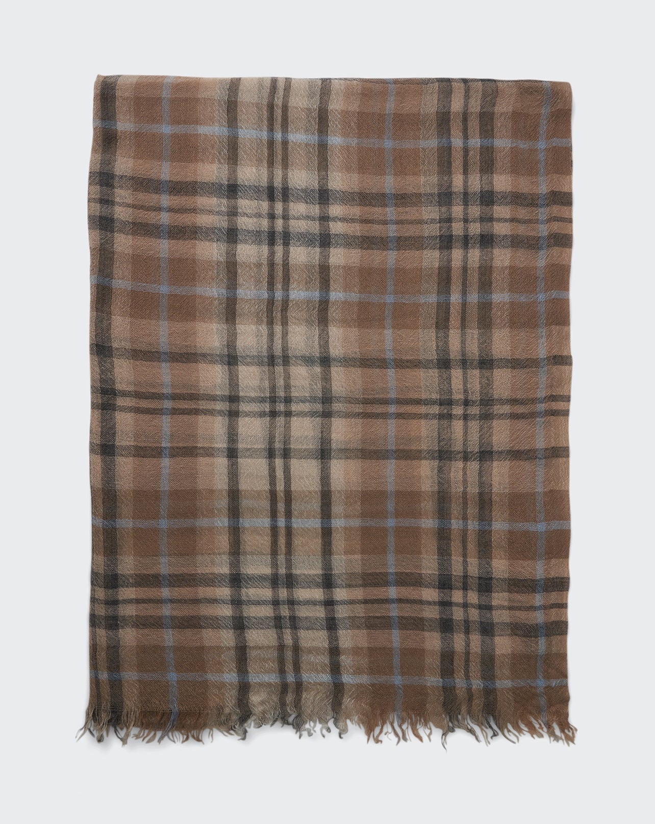 RECO125Foulard Tissé Tartan - Corde