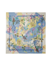 RECO125Carré Imprimé Fleurs - Multicoloris