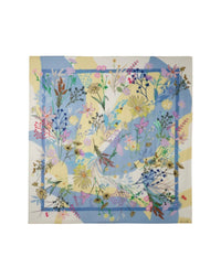 RECO125Carré Imprimé Fleurs - Multicoloris