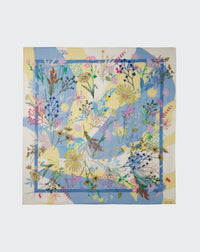 RECO125Carré Imprimé Fleurs - Multicoloris
