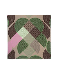 RECO120Carré Imprimé Patchwork Artichaut - Corde