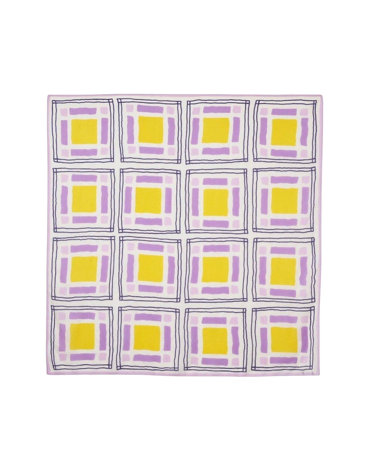 Printed cashmere scarf - Multicoloured
