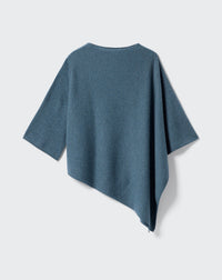 RECO160Poncho À Manche Unique - Bleu Mineral