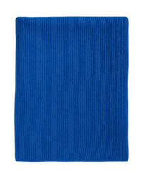 RECO120Écharpe En Maille À Côtes - Bleu Pigment