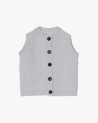 RECO40Cardigan Sans Manche - Givre
