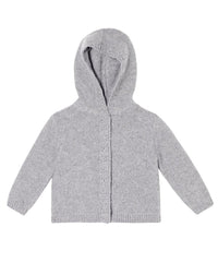 Cashmere hooded jacket - Givre