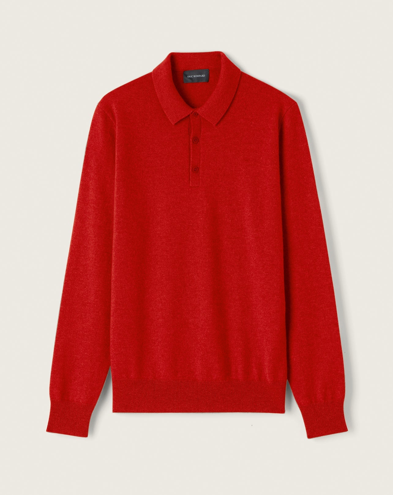 RECO145Polo Manches Longues - Rouge College