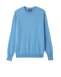 RECO130Pull Col Rond Classique - Aqua