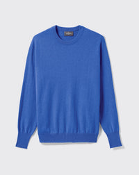 RECO130Pull Col Rond Classique - Bleu Pigment
