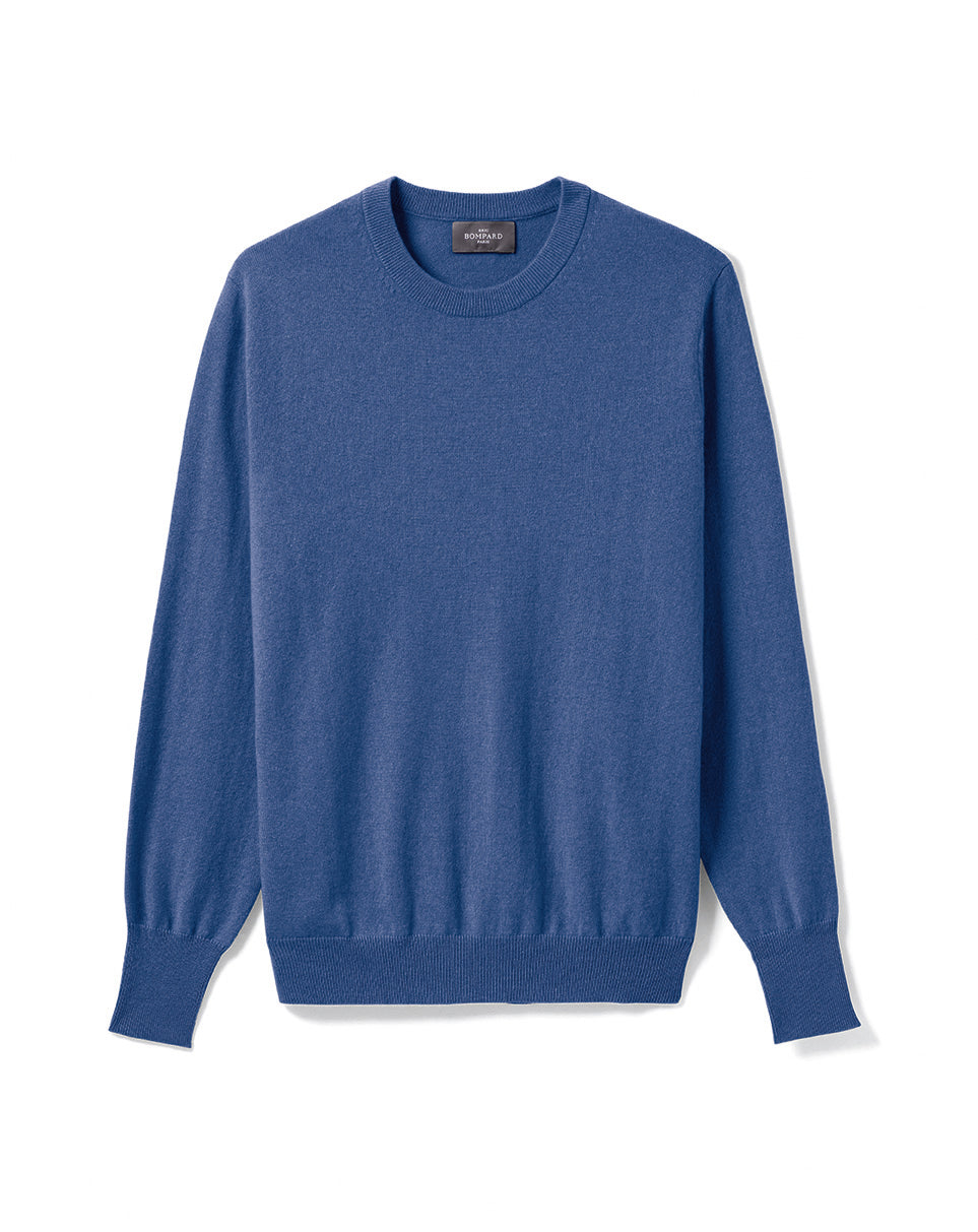 RECO130Pull Col Rond Classique - Geai
