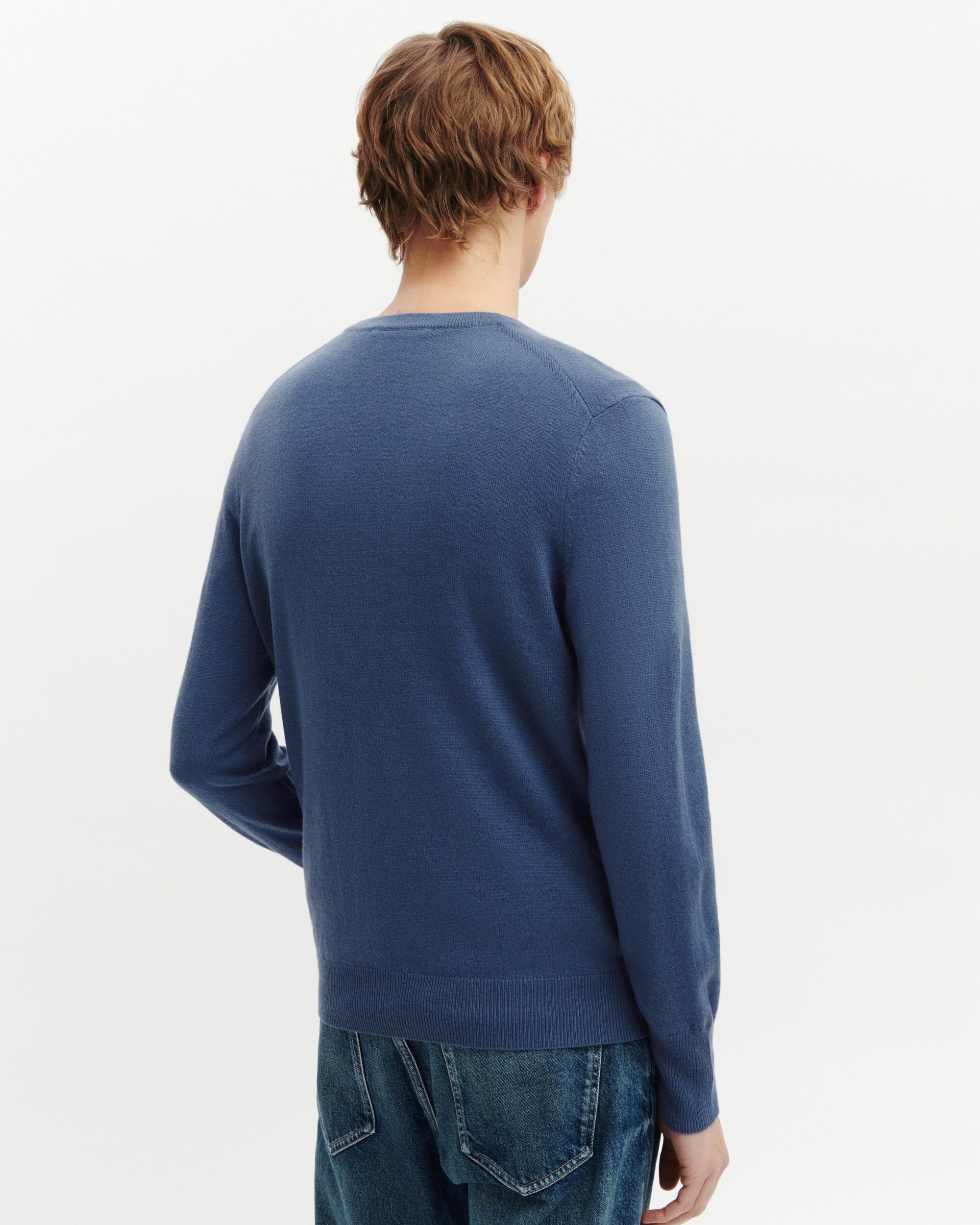 RECO130Pull Col Rond Classique - Geai