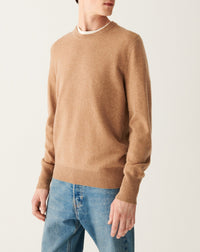 RECO130Pull Col Rond Classique - Camel