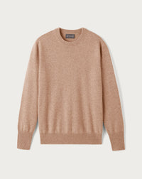 RECO130Pull Col Rond Classique - Camel