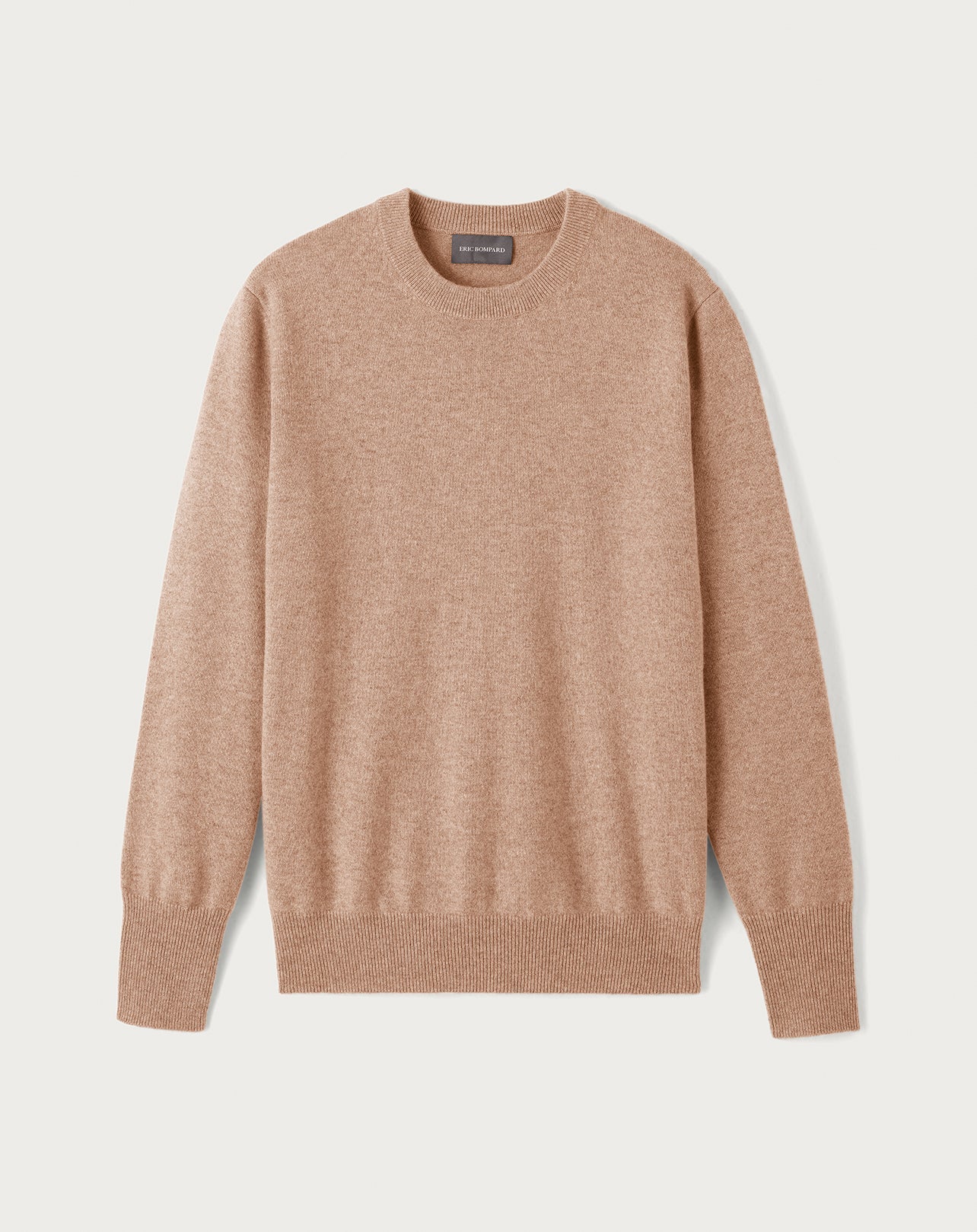RECO130Pull Col Rond Classique - Camel