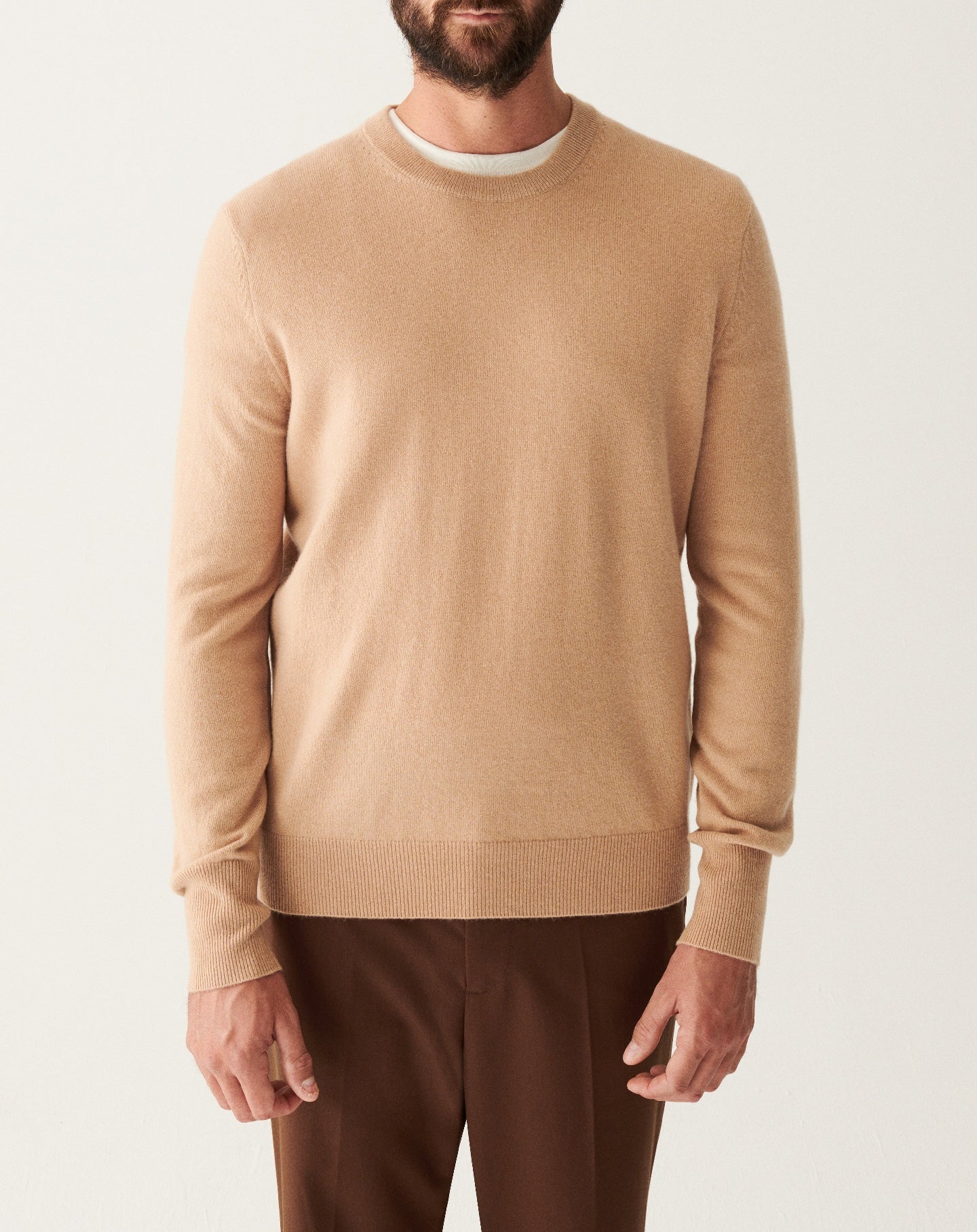RECO130Pull Col Rond Classique - Pampas