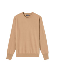 Classic round-neck cashmere jumper - Pampas