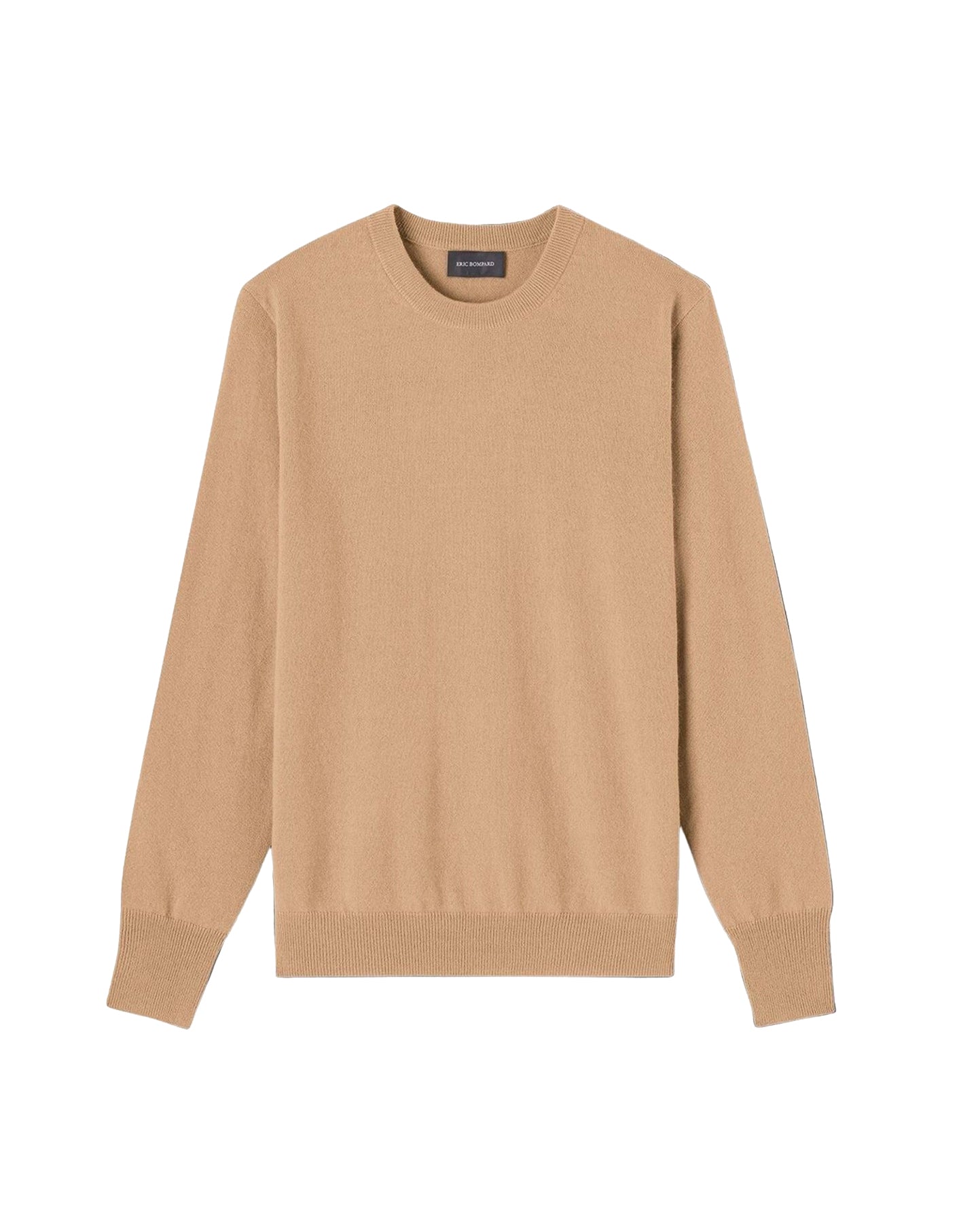 Classic round-neck cashmere jumper - Pampas