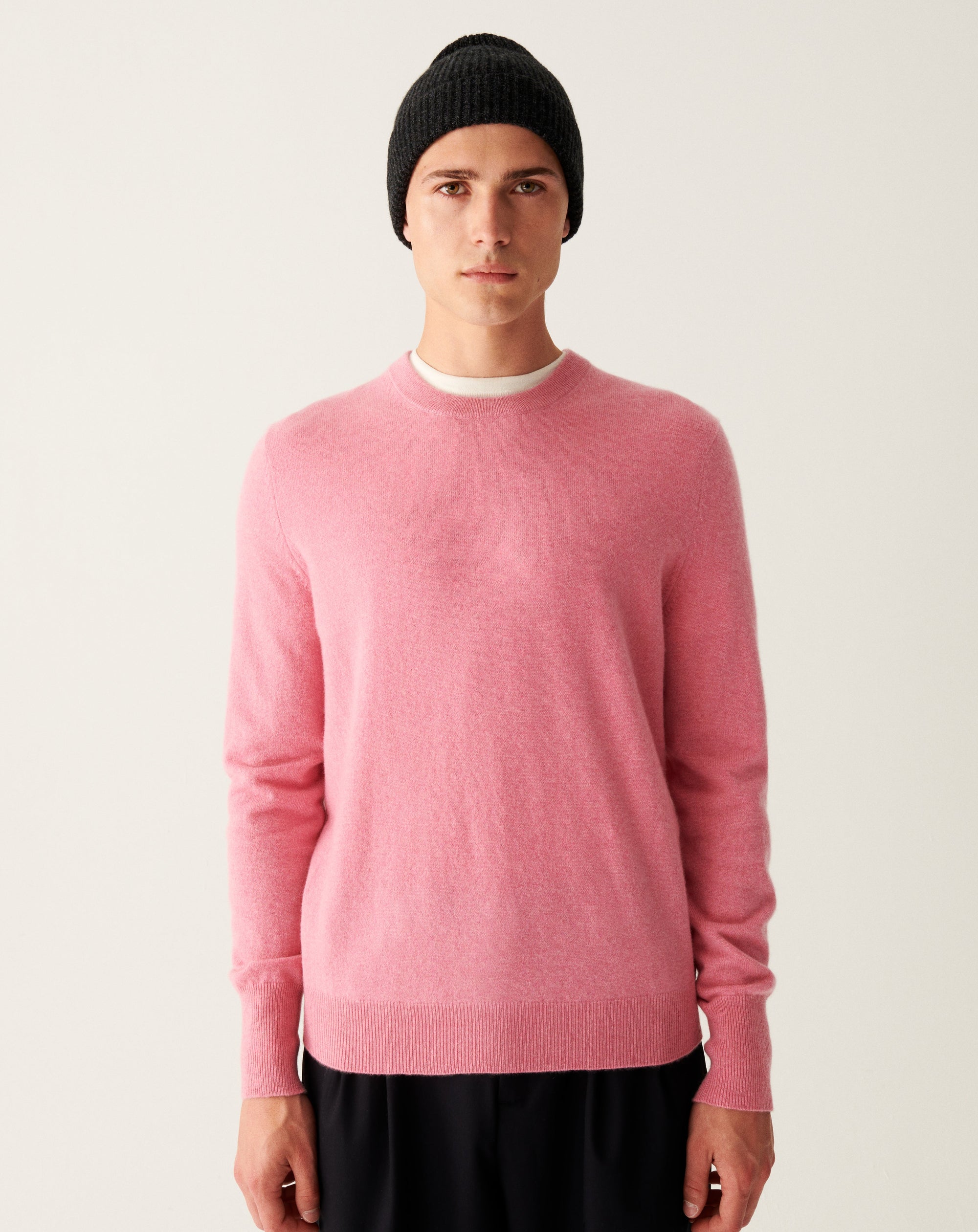 RECO130Pull Col Rond Classique - Fraisier