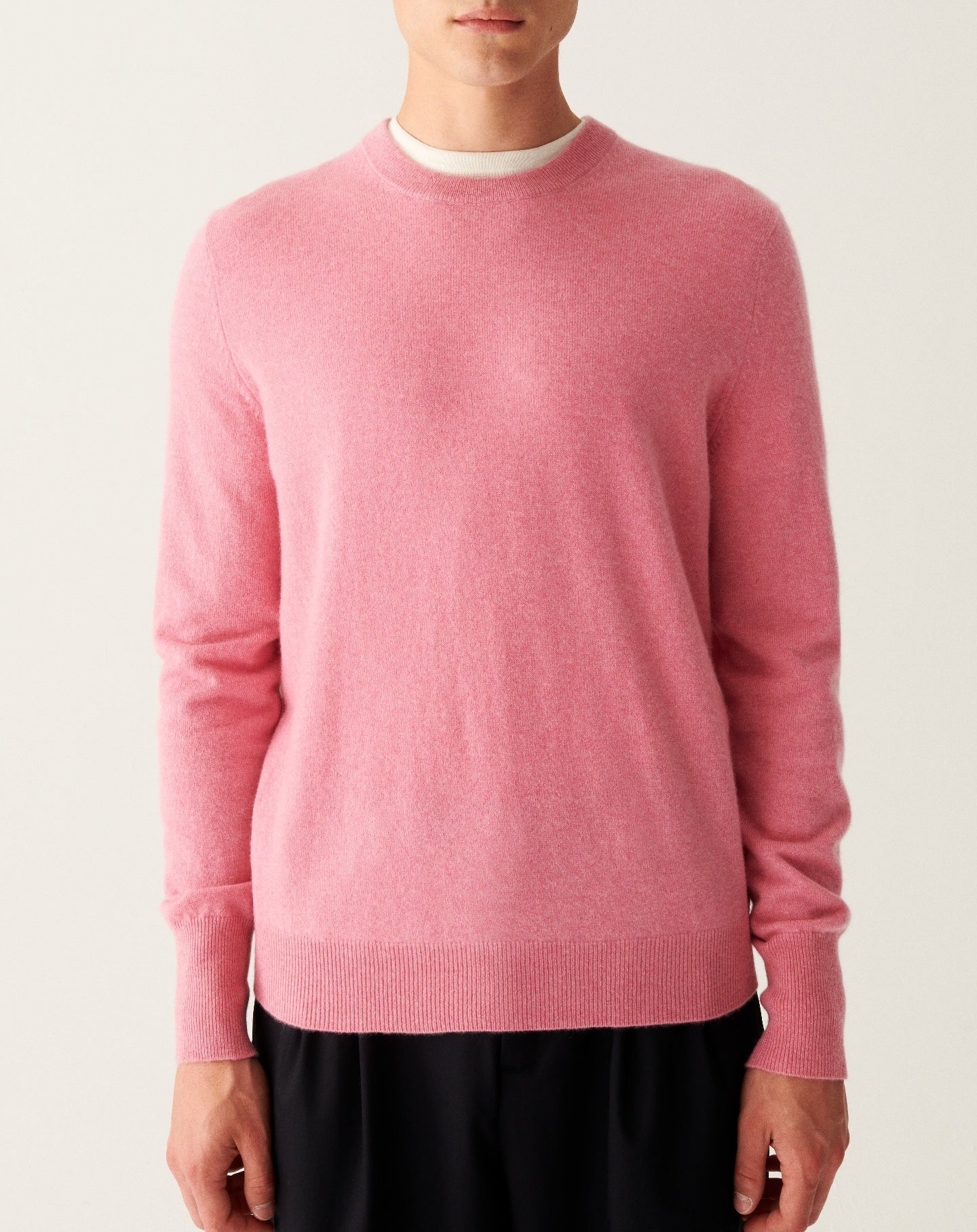 RECO130Pull Col Rond Classique - Fraisier