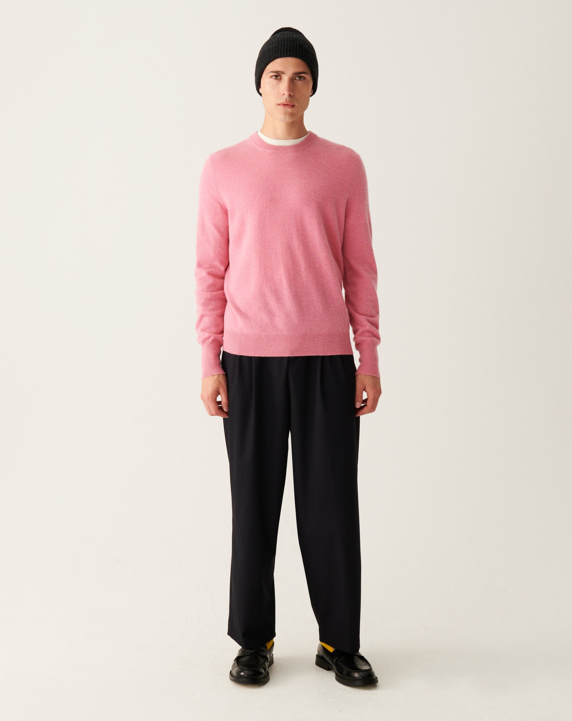 RECO130Pull Col Rond Classique - Fraisier