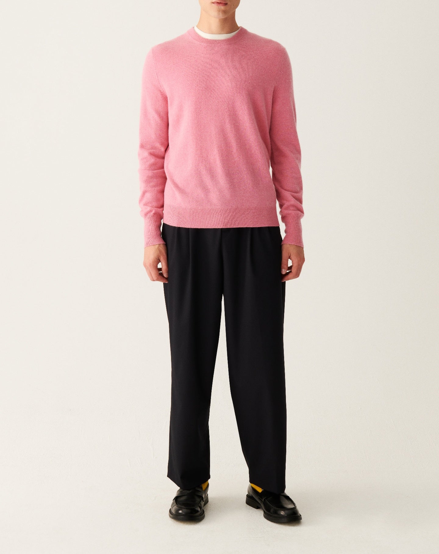 RECO130Pull Col Rond Classique - Fraisier