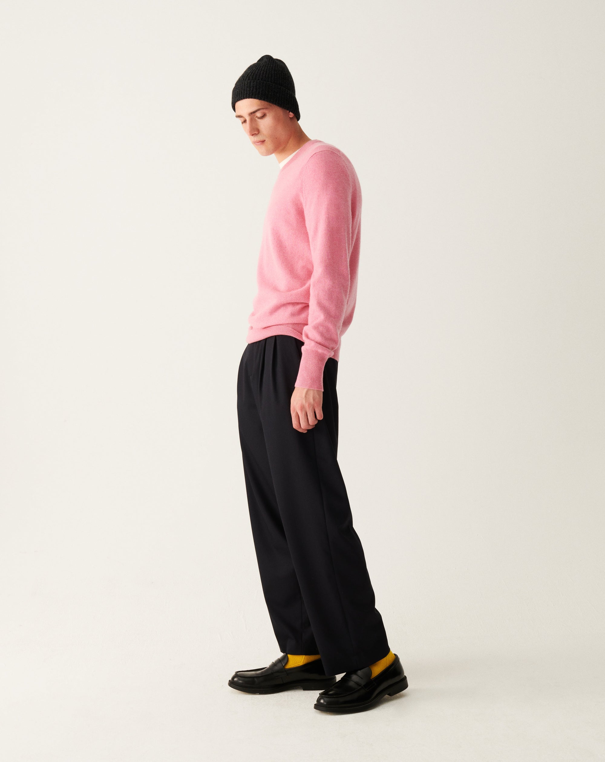 RECO130Pull Col Rond Classique - Fraisier
