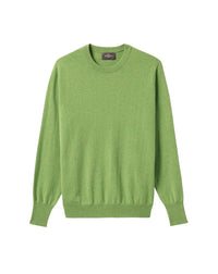 Classic round-neck cashmere jumper - Fenouil