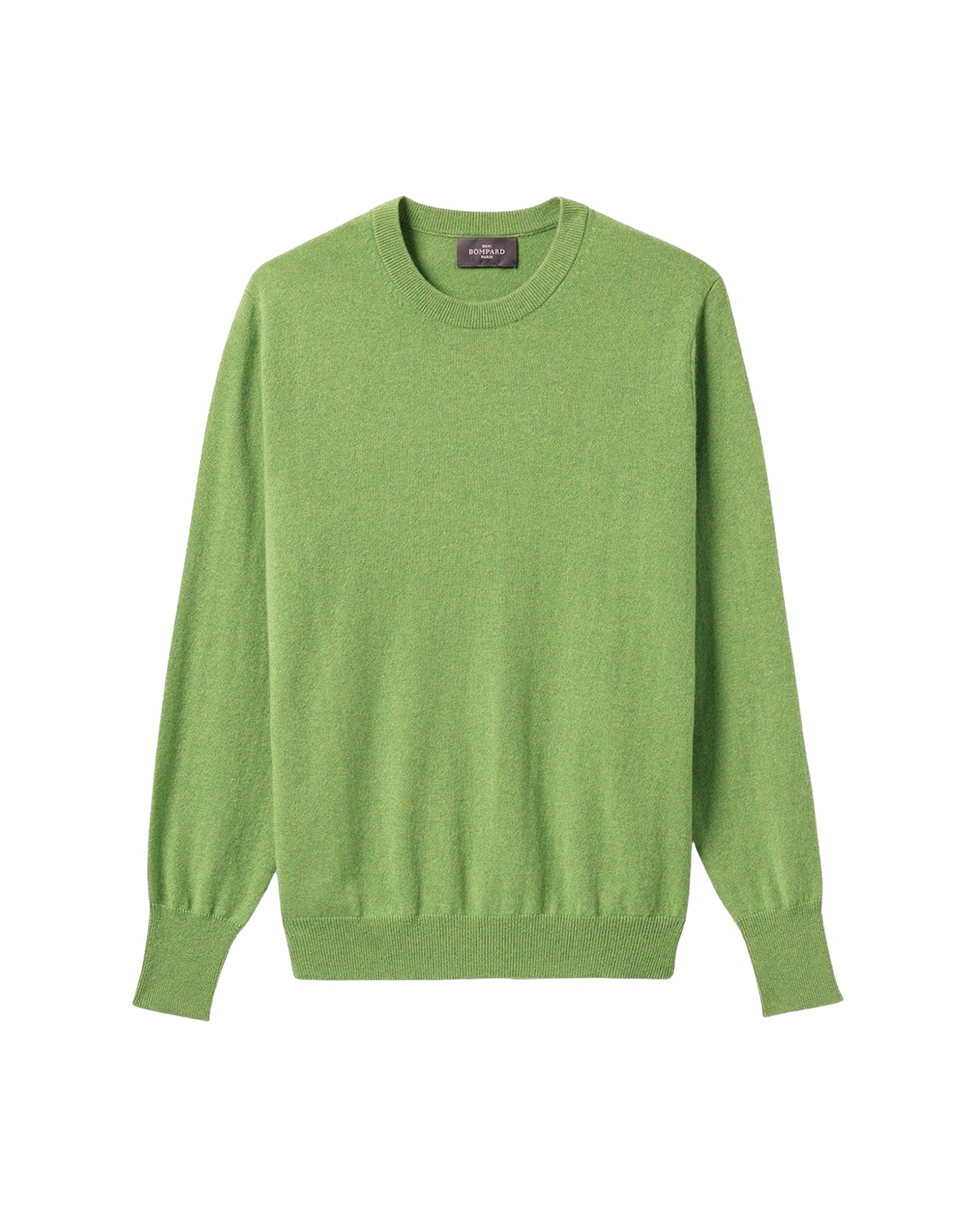Classic round-neck cashmere jumper - Fenouil