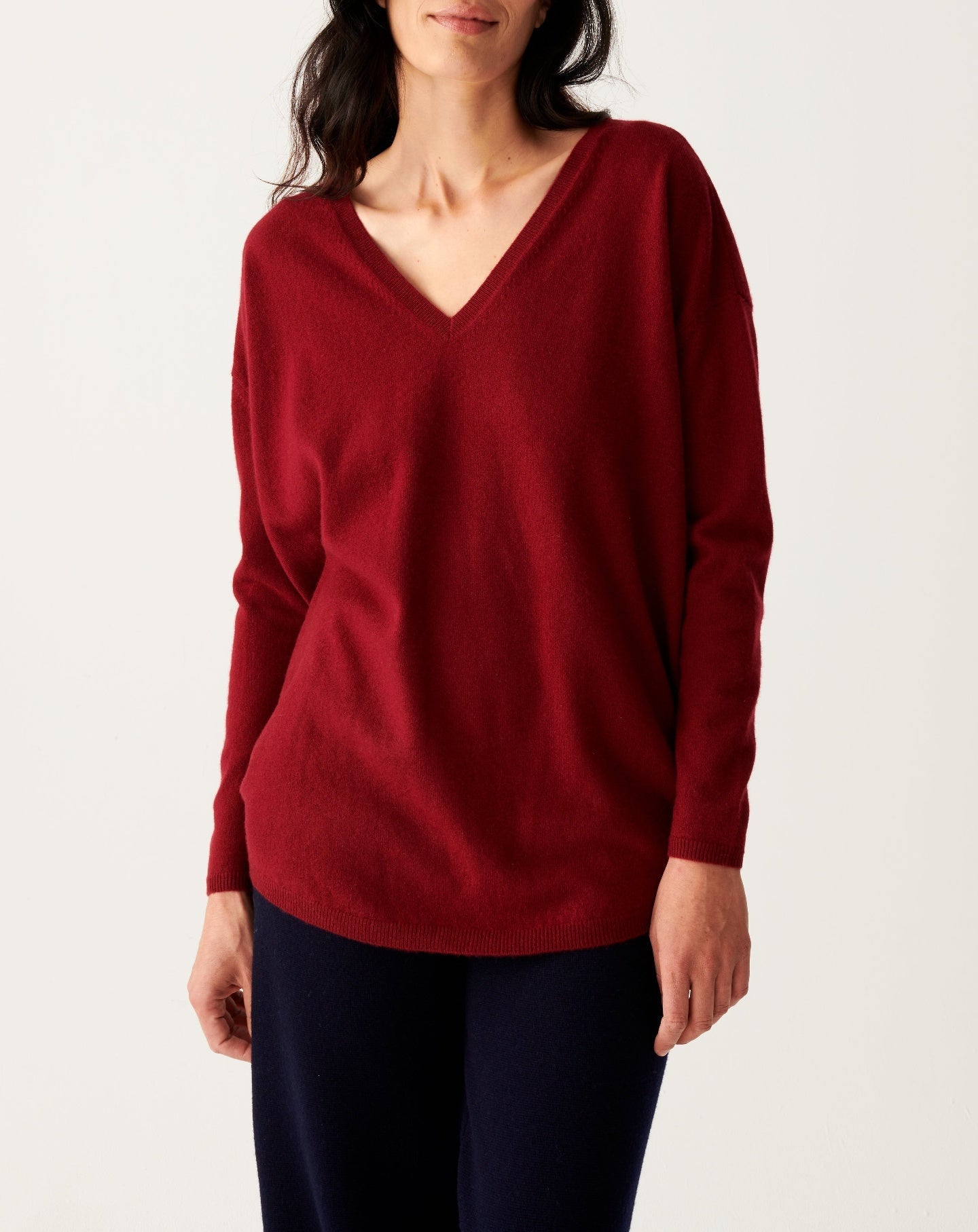 RECO130Pull V Oversize - Rouge Cranberry