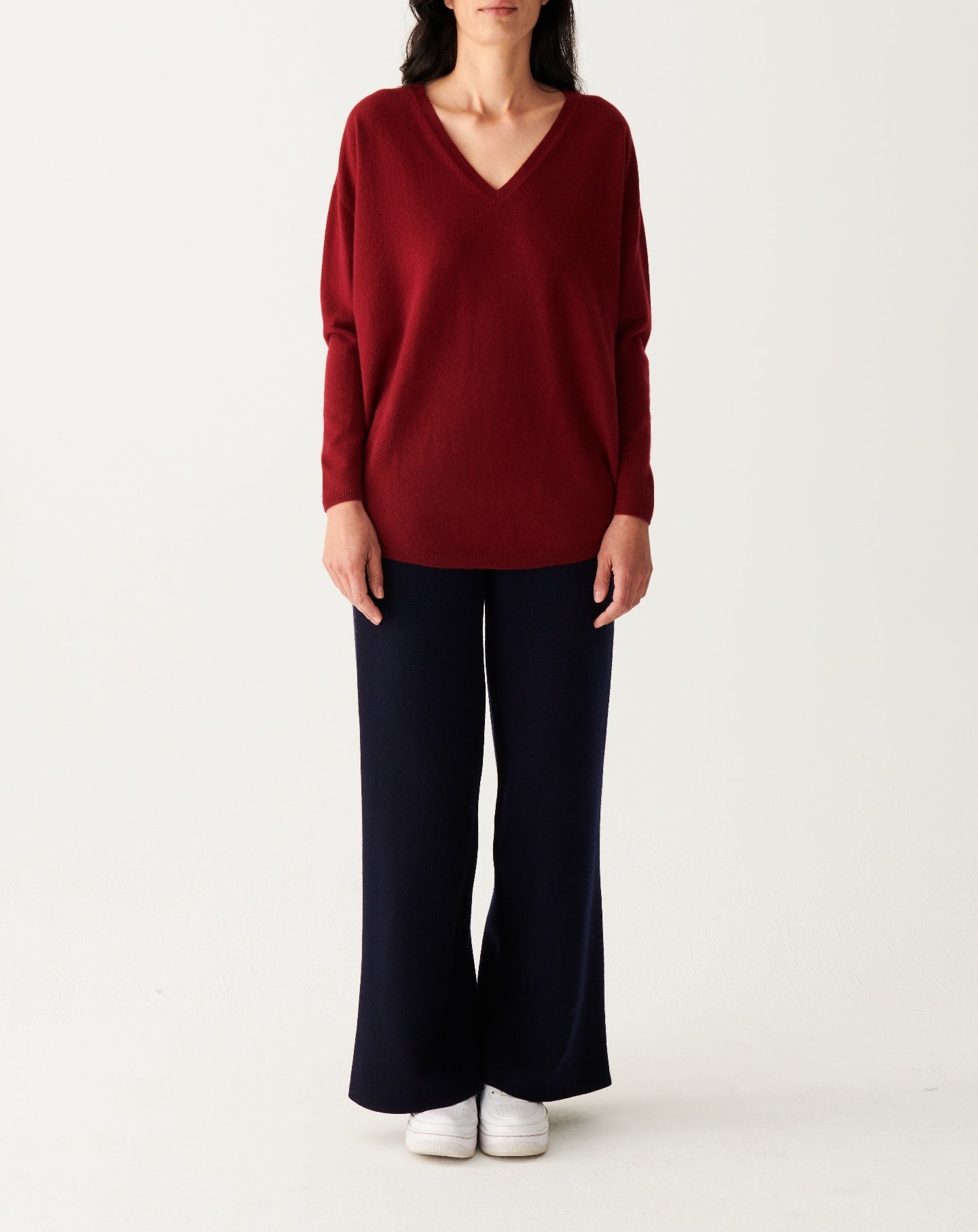 RECO130Pull V Oversize - Rouge Cranberry