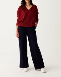 RECO130Pull V Oversize - Rouge Cranberry