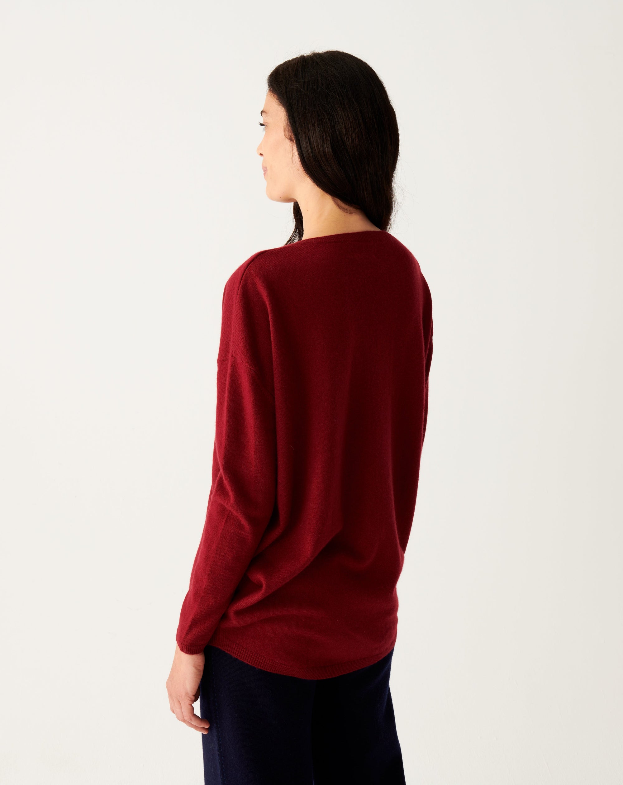 RECO130Pull V Oversize - Rouge Cranberry